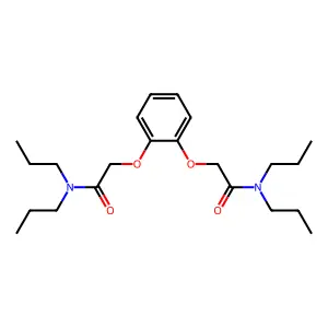 Acetamide, 2,2'-[1,2-phenylenebis(oxy)]bis[N,N-dipropyl- structure
