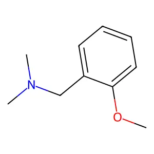 Benzenemethanamine, 2-methoxy-N,N-dimethyl- structure