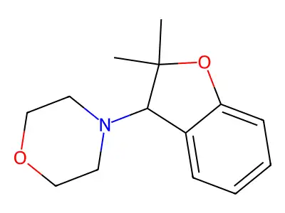 4-(2,2-Dimethyl-2,3-dihydro-1-benzofuran-3-yl)morpholine structure