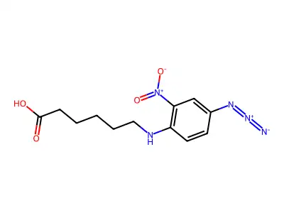 6-(2-Nitro-4-azidophenylamino)caproate structure