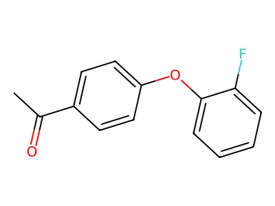 4'-(2-Fluorophenoxy)acetophenone structure