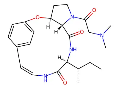 Nummularine F structure