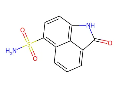 2-Oxo-1,2-dihydrobenzo[cd]indole-6-sulfonamide structure