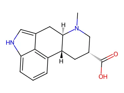 Dihydrolysergic acid structure