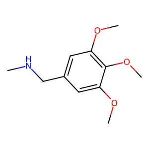 Methyl[(3,4,5-trimethoxyphenyl)methyl]amine structure