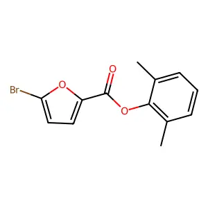 2,6-Dimethylphenyl 5-bromo-2-furoate structure