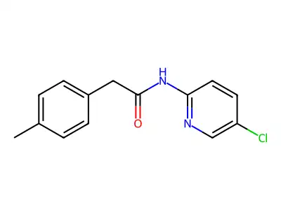 N-(5-chloropyridin-2-yl)-2-(4-methylphenyl)acetamide structure