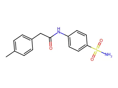 2-(4-methylphenyl)-N-(4-sulfamoylphenyl)acetamide structure