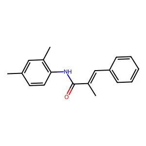 (E)-N-(2,4-dimethylphenyl)-2-methyl-3-phenylprop-2-enamide structure