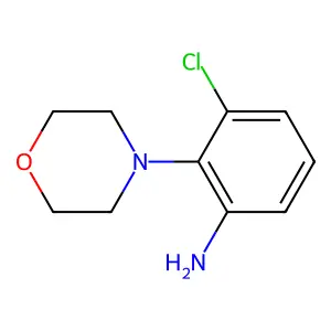 3-Chloro-2-(morpholin-4-yl)aniline structure