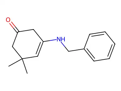3-(Benzylamino)-5,5-dimethylcyclohex-3-en-1-one structure