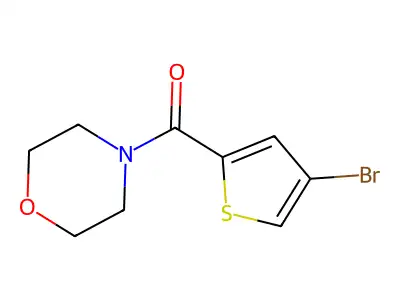 (4-Bromothiophen-2-yl)(morpholin-4-yl)methanone structure