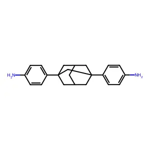 1,3-Bis(4-aminophenyl)adamantane structure