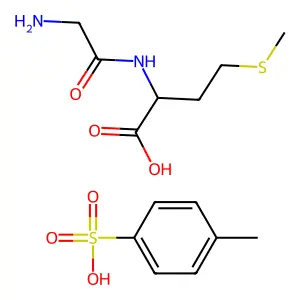 Glycylmethionine 4-toluenesulfonate structure