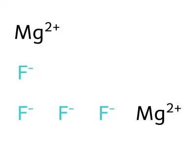 Dimagnesium;tetrafluoride structure