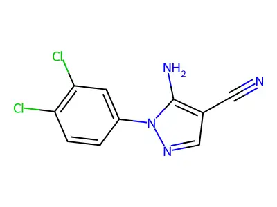 5-Amino-1-(3,4-dichlorophenyl)-1H-pyrazole-4-carbonitrile structure