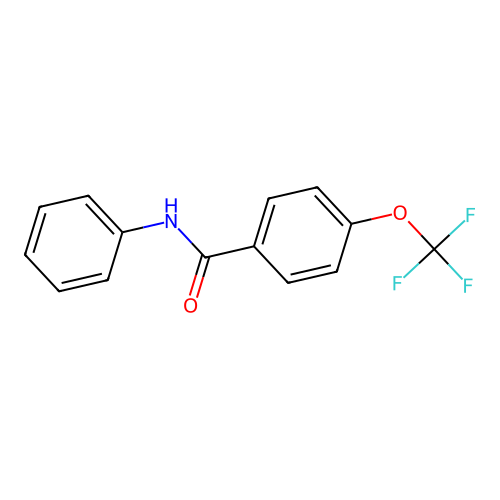 N-phenyl-4-(trifluoromethoxy)benzamide structure