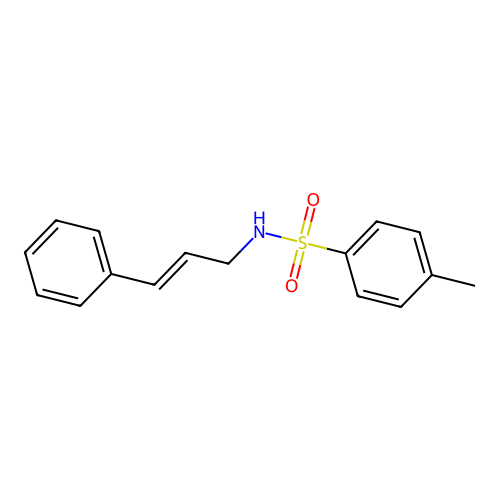N-Cinnamyl-p-toluenesulfonamide structure