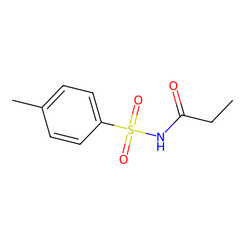N-[(4-methylphenyl)sulfonyl]propanamide structure