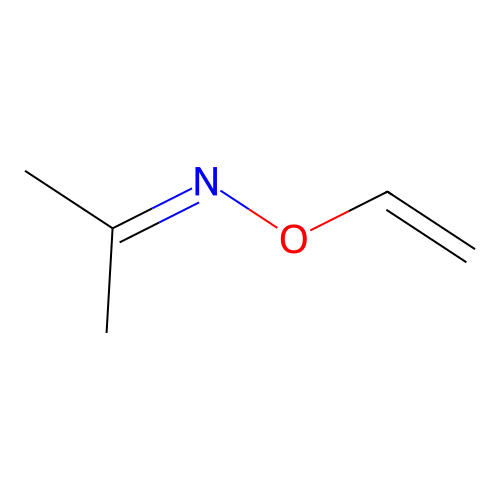O-vinylacetoxime structure