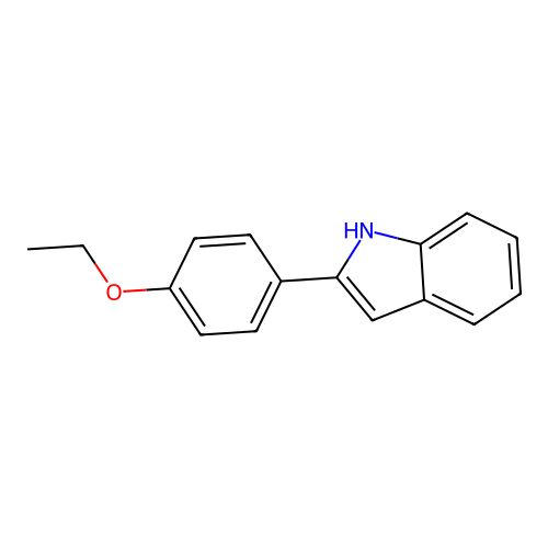 2-(4-ethoxyphenyl)-1H-indole structure