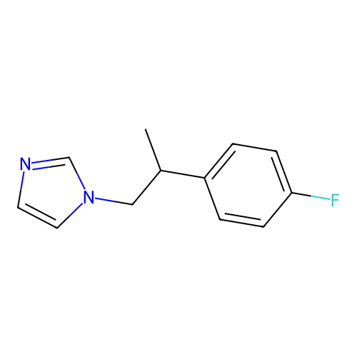1-[2-(4-Fluorophenyl)propyl]imidazole structure