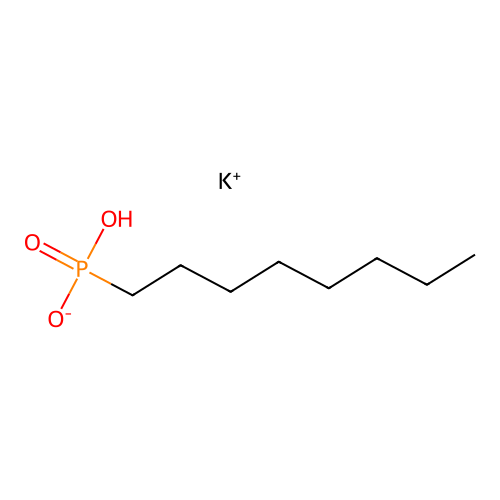 Potassium hydroxy(octyl)phosphinate structure