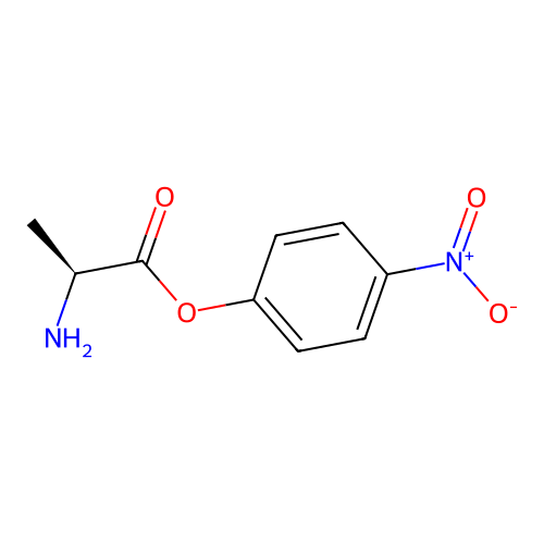 Alanine p-nitrophenyl ester structure
