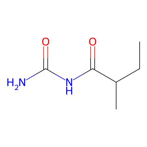 1-(2-Methylbutyryl)urea structure