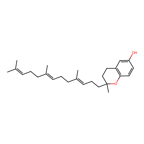 Tocotrienol structure
