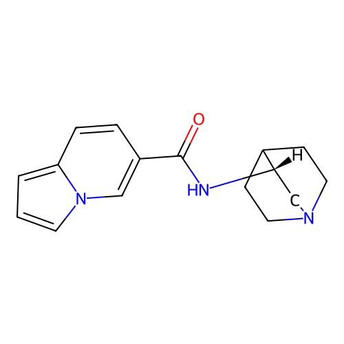 6-Indolizinecarboxamide, N-(3R)-1-azabicyclo[2.2.2]oct-3-yl- structure