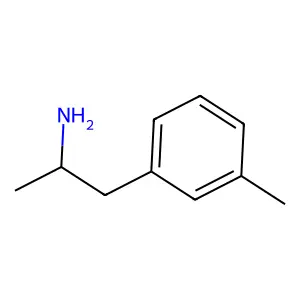 3-Methylamphetamine structure
