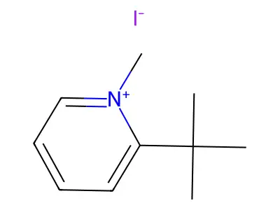 Pyridinium, 2-tert-butyl-1-methyl-, iodide structure
