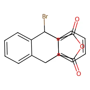9-bromo-9,10-dihydro-9,10-ethano-anthracene-11,12-dicarboxyl structure