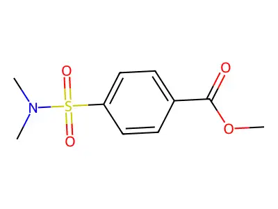 Methyl 4-(dimethylsulfamoyl)benzoate structure