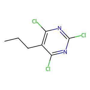 2,4,6-Trichloro-5-propylpyrimidine structure