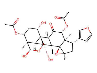 苦楝素 structure