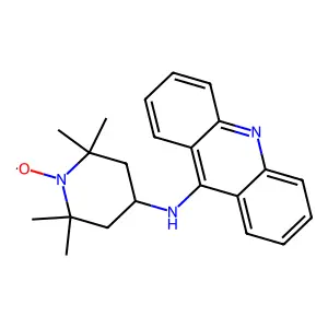 4-(9-Acridinylamino)-2,2,6,6-tetramethyl-1-piperidinyloxy structure