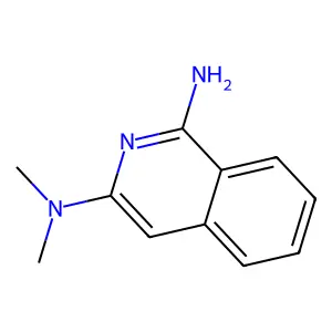 N3,N3-dimethylisoquinoline-1,3-diamine structure