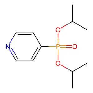 Dipropan-2-yl pyridin-4-ylphosphonate structure
