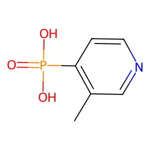 Phosphonic acid, (3-methyl-4-pyridinyl)- structure