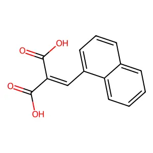[(Naphthalen-1-yl)methylidene]propanedioic acid structure