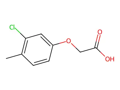 2-(3-Chloro-4-methylphenoxy)acetic acid structure