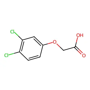 (3,4-Dichlorophenoxy)acetic acid structure