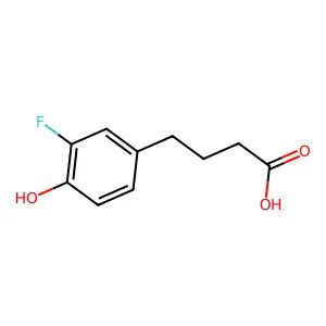 4-(3-氟-4-羟苯基)丁酸 structure