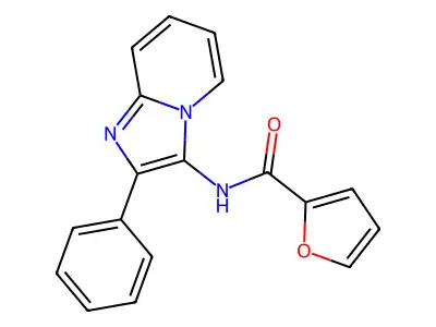 N-(2-phenylimidazo[1,2-a]pyridin-3-yl)furan-2-carboxamide structure