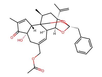 C30H34O7 structure