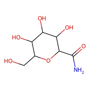 α-D-吡喃葡萄糖基-2-甲酰胺 structure