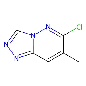 6-Chloro-7-methyl-[1,2,4]triazolo[4,3-b]pyridazine structure