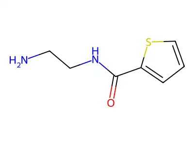 N-(2-aminoethyl)thiophene-2-carboxamide structure